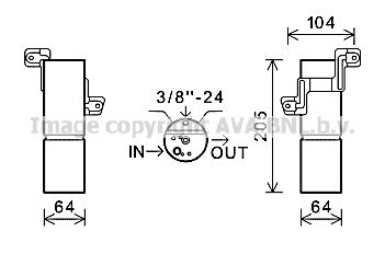 AVA QUALITY COOLING džiovintuvas, oro kondicionierius MSD598